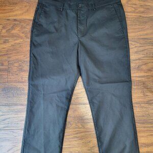 CALVIN KLEIN Black Straight Leg Dress Pants sz 38x30 EUC Office Business Casual